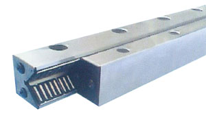 Precise needle roller guide rail and block assembly