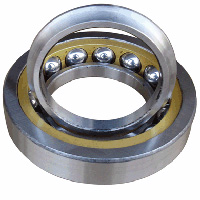 Angular contact bearing with separable outer rings